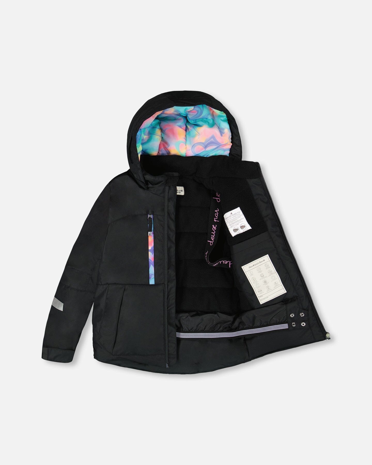 Two-Piece Teknik Snowsuit Rainbow Heart Print