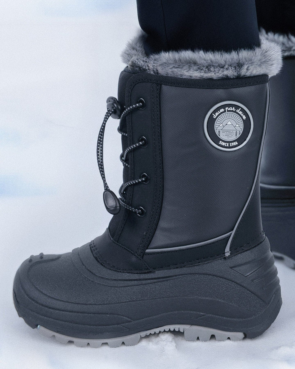 Winter Boots Black With Removable Liner