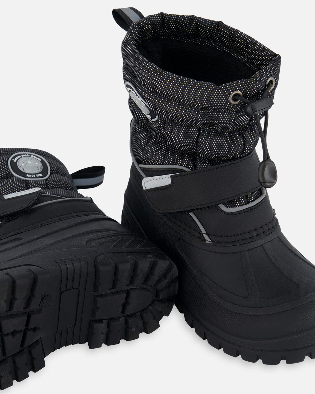 Winter Boots Solid Black