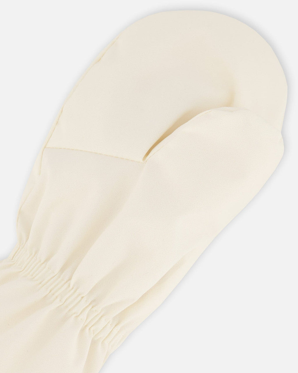 Lined Baby Mittens White Asparagus