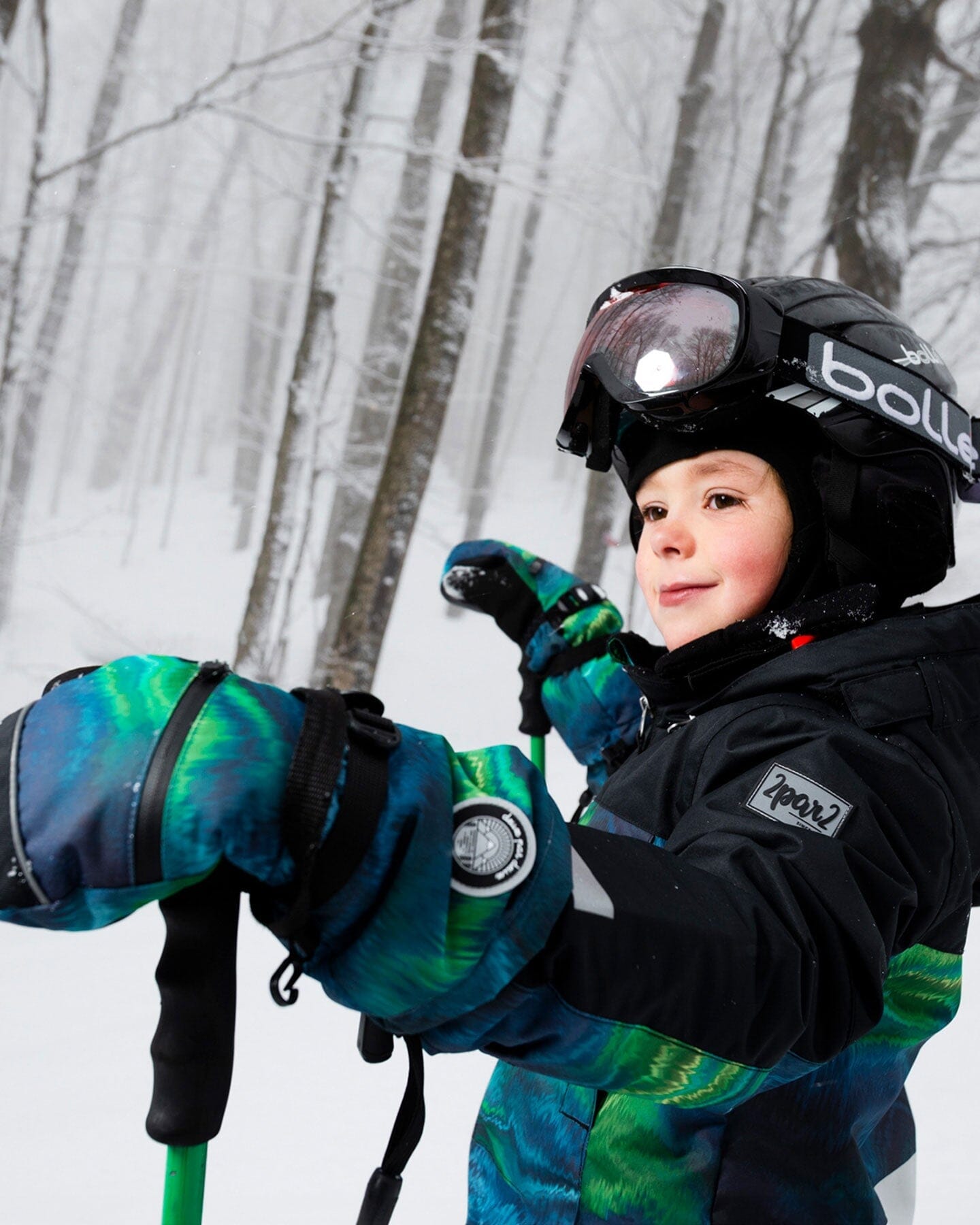 Winter Mittens Teknik Aurora Borealis