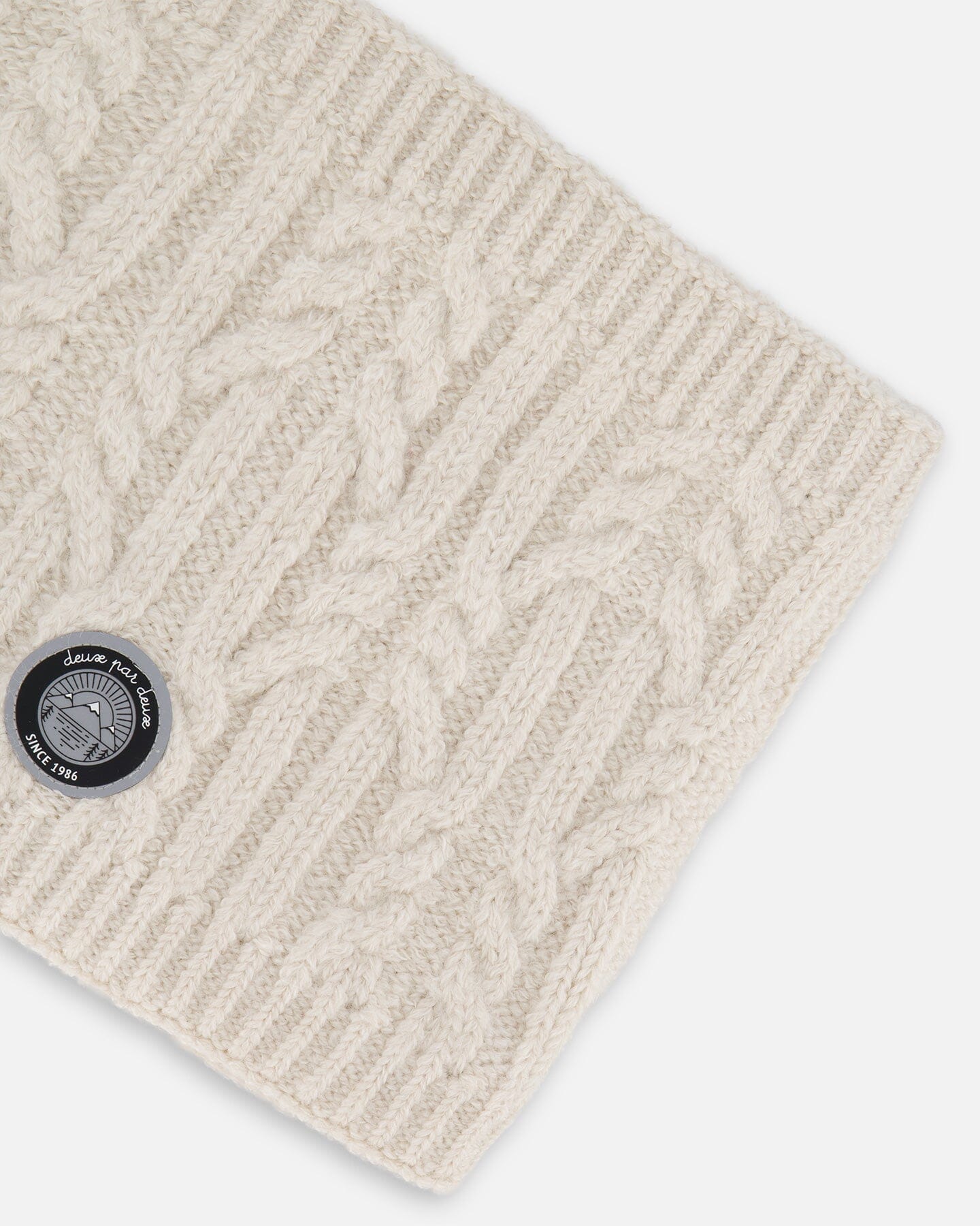 Lined Winter Neckwarmer Off-White
