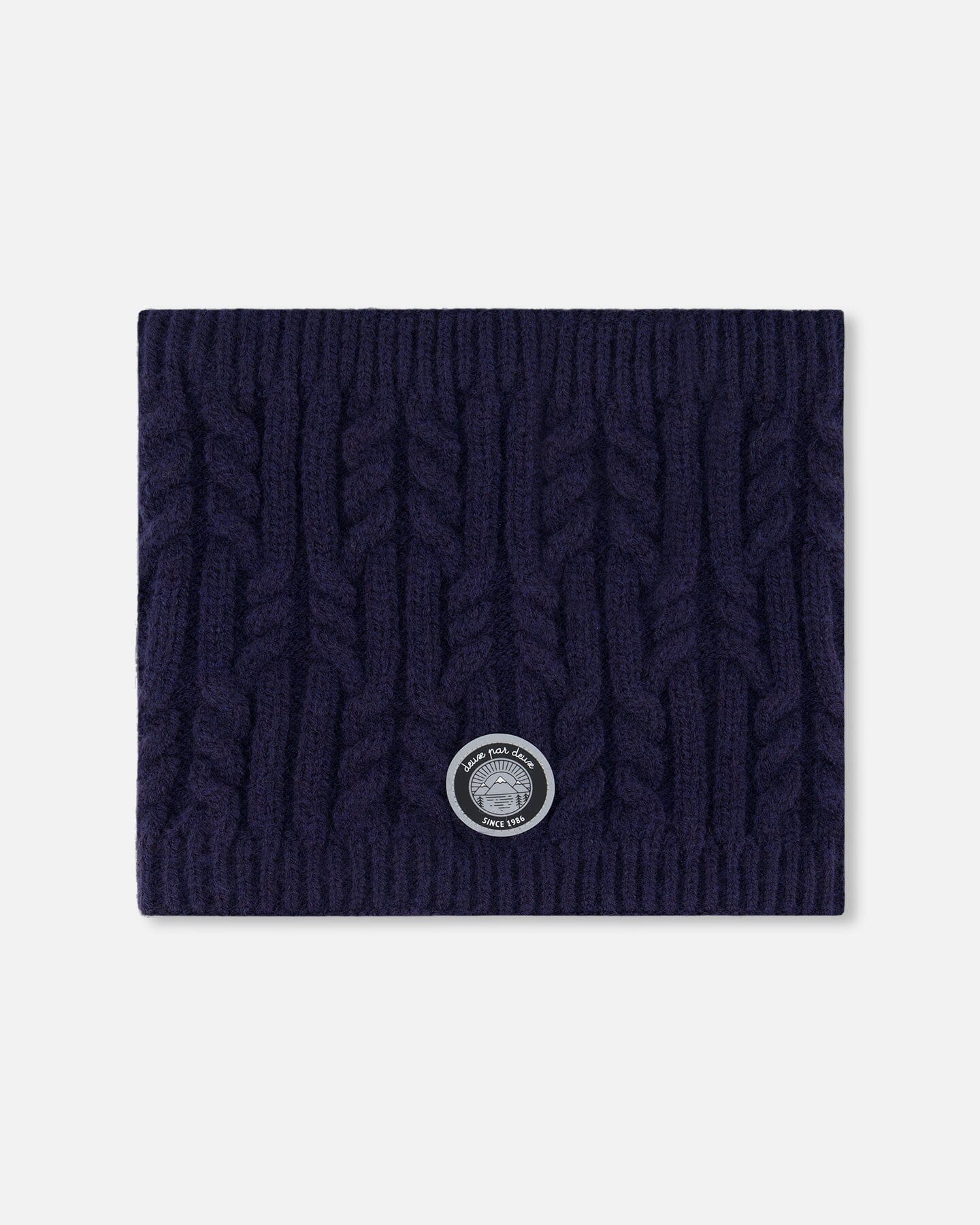 Lined Winter Neckwarmer Navy Blue