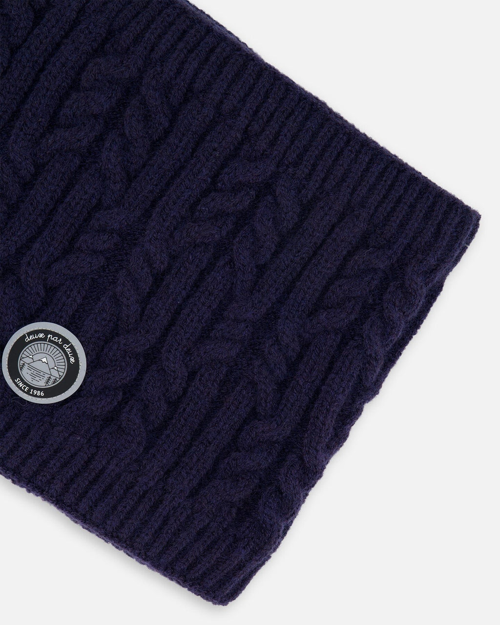 Lined Winter Neckwarmer Navy Blue