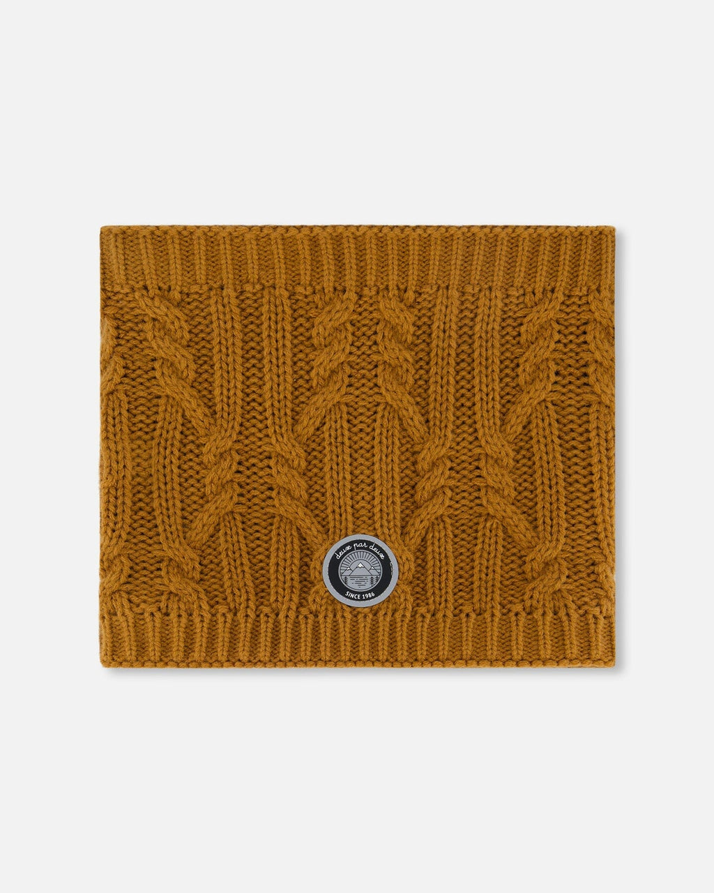 Lined Winter Neckwarmer Brown Sugar