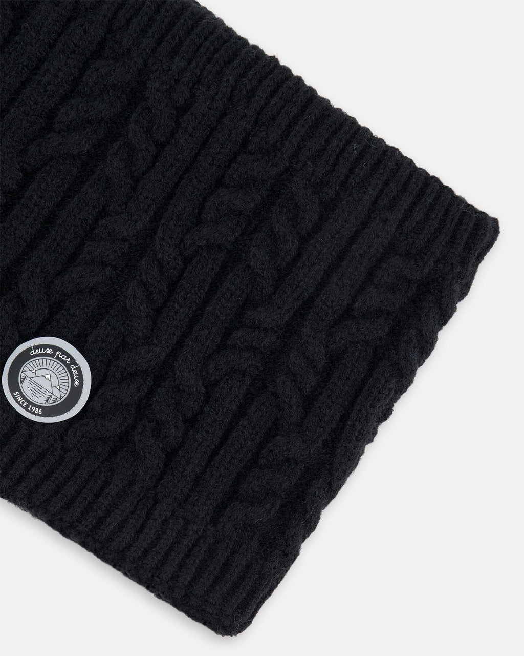 Lined Winter Neckwarmer Black