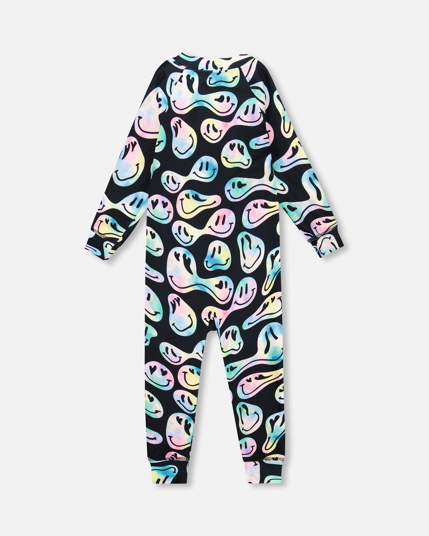 One-Piece Thermal Underwear Smiley Face Girl