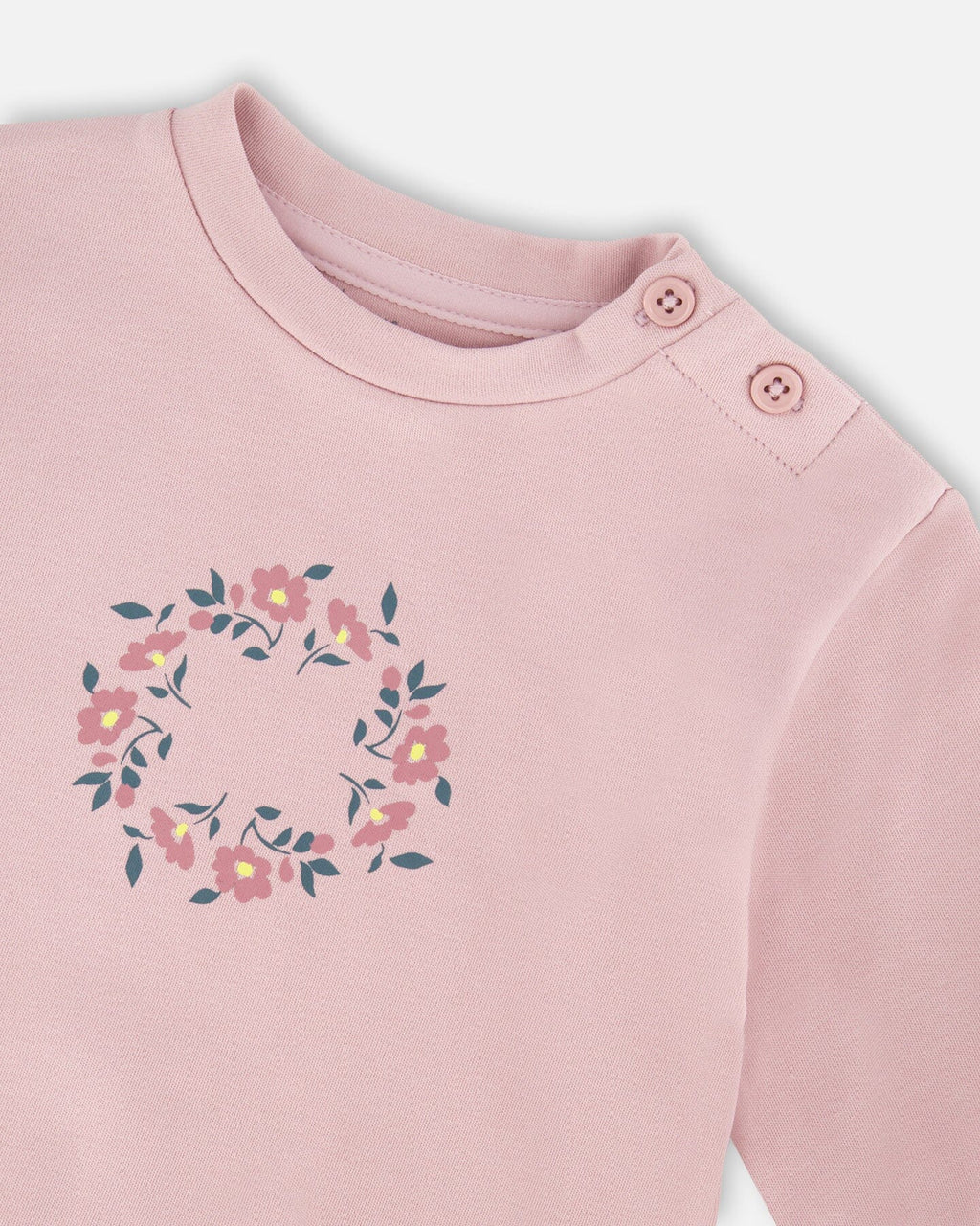 Organic Cotton Evolutive Pant And Long Sleeve Top Set Neutral Purple