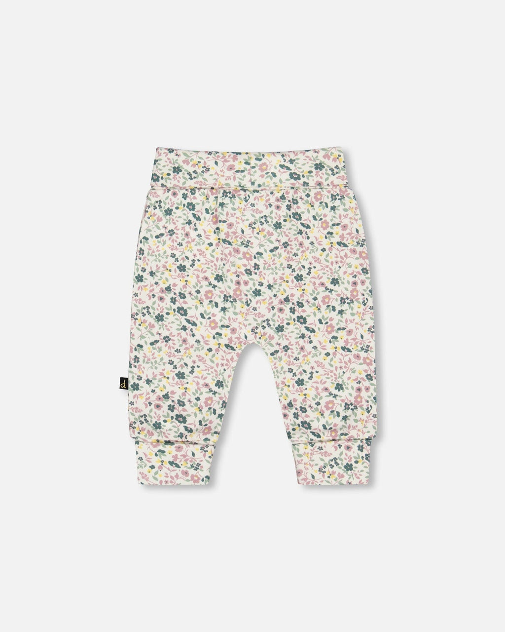 Organic Cotton Evolutive Pant Off-White Floral