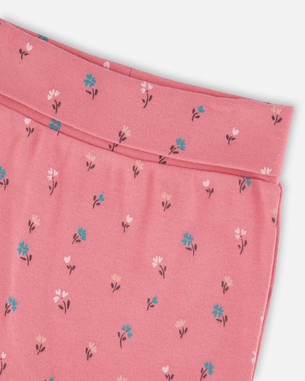 Organic Cotton Evolutive Pant Pink Floral