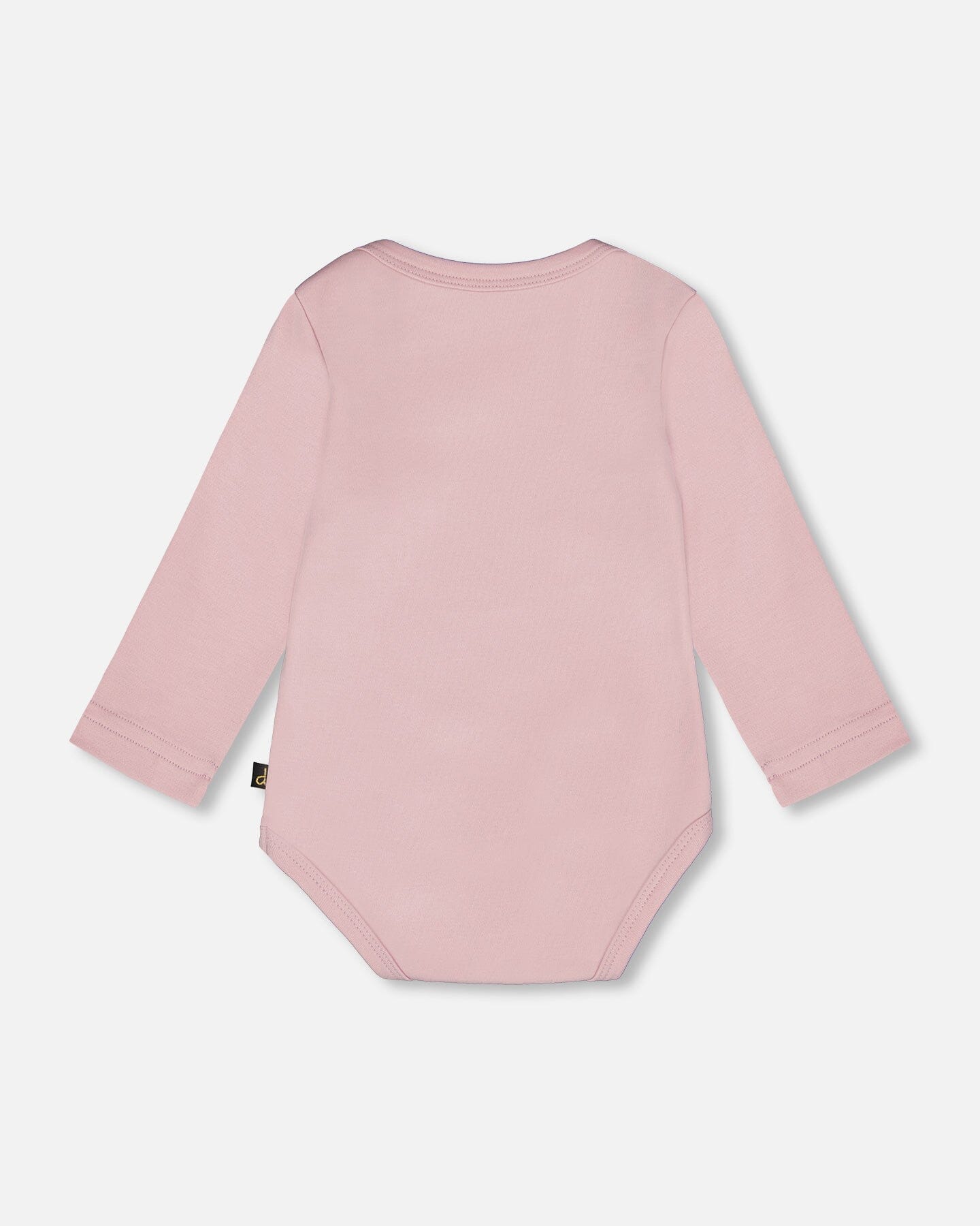 Organic Cotton Long Sleeve Romper Neutral Purple