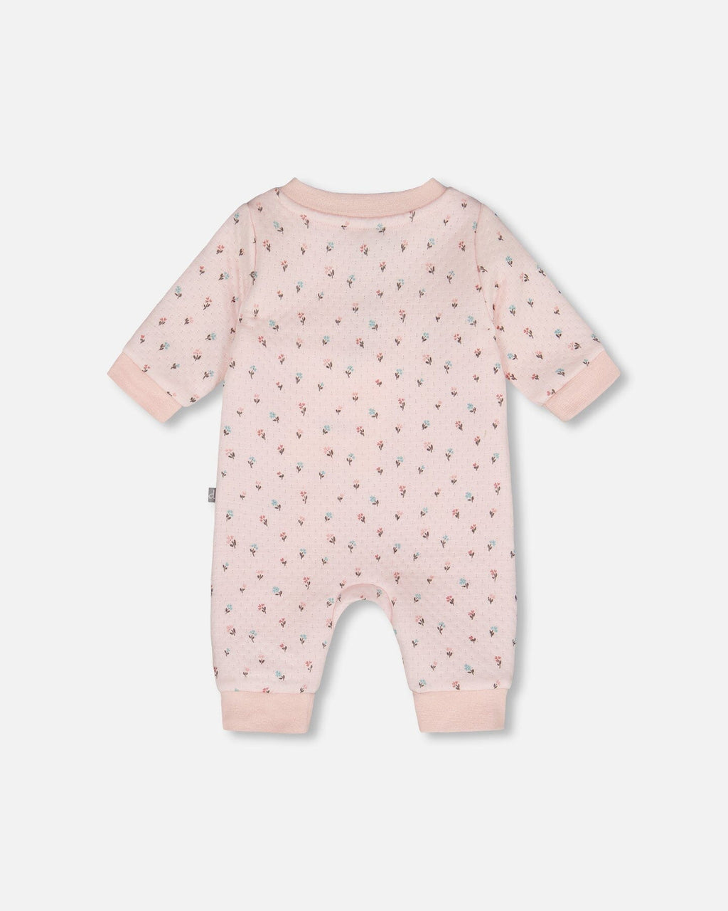 Organic Cotton One-Piece And Baby Romper Pink Mini Floral