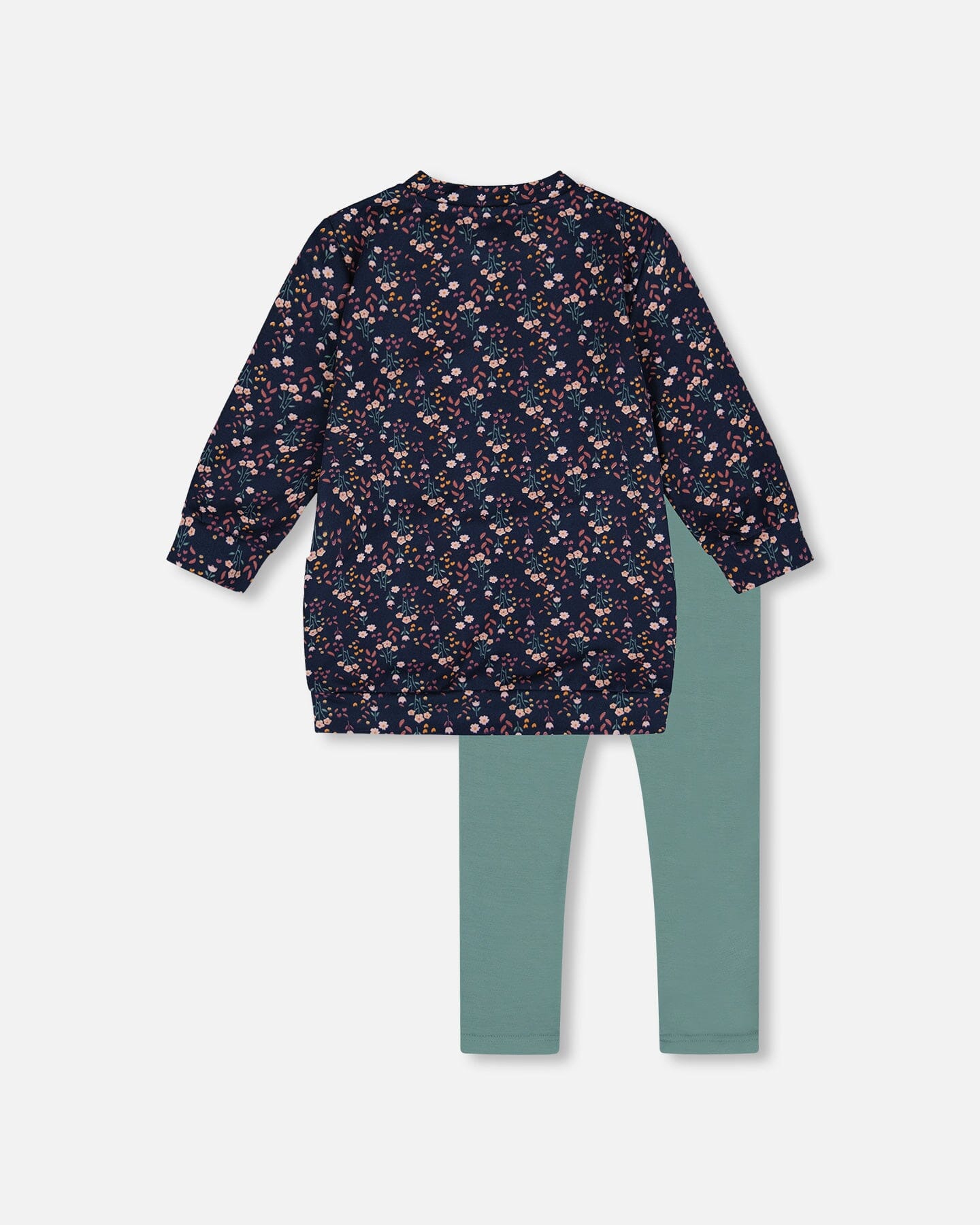 Tunic And Leggings Set Navy Floral