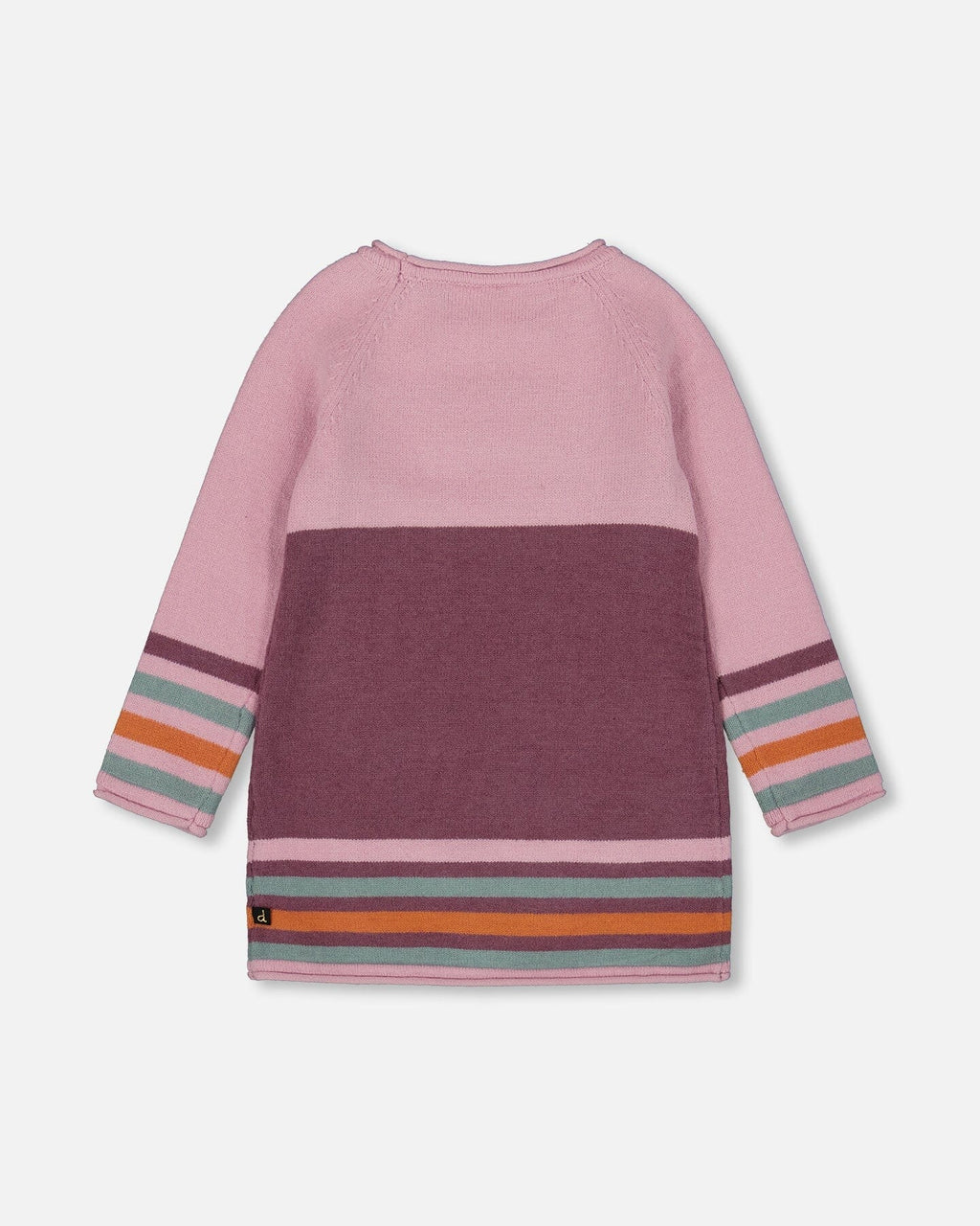 Knitted Dress Dusty Pink With Cat