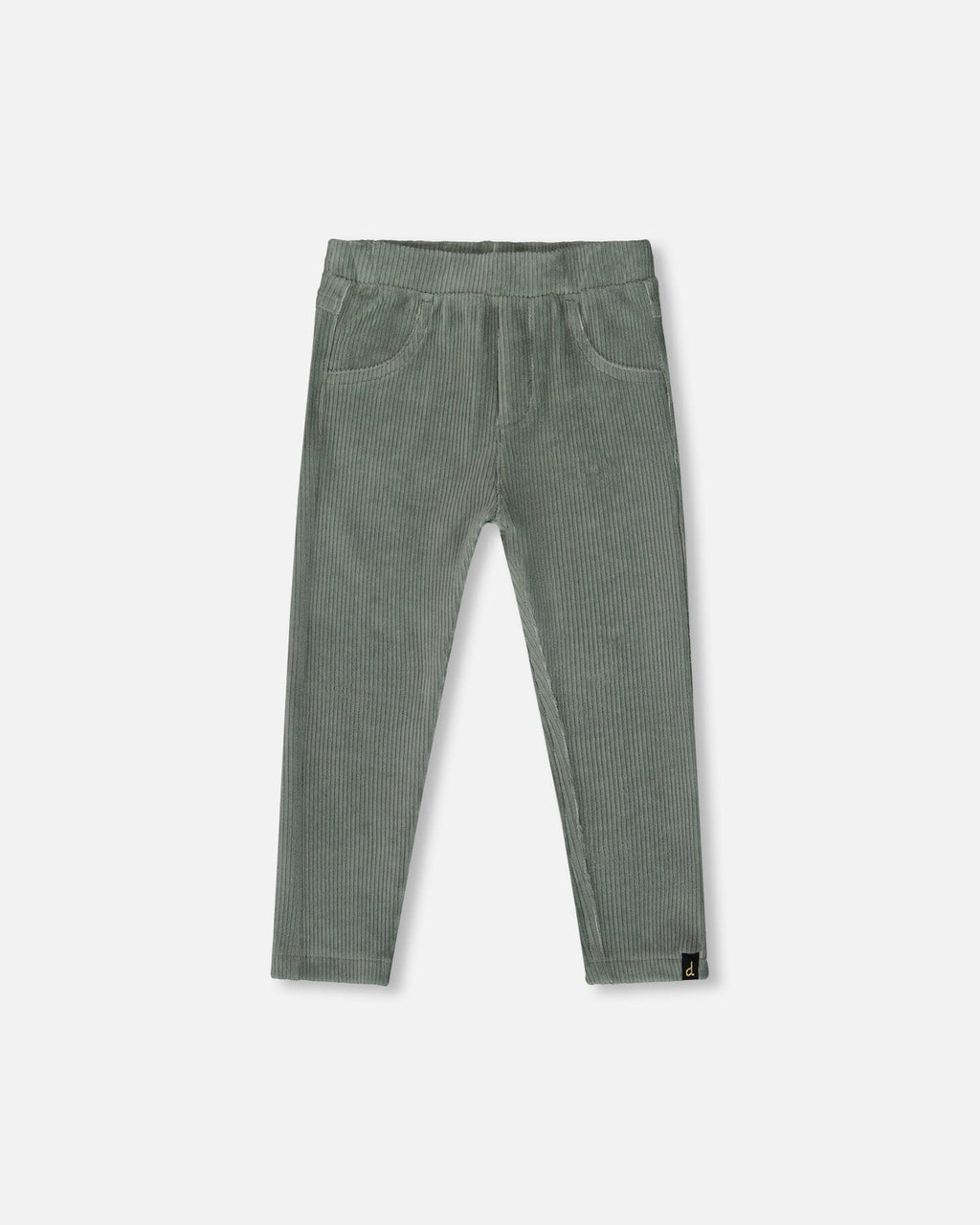 Stretch Velour Tregging Jade Green