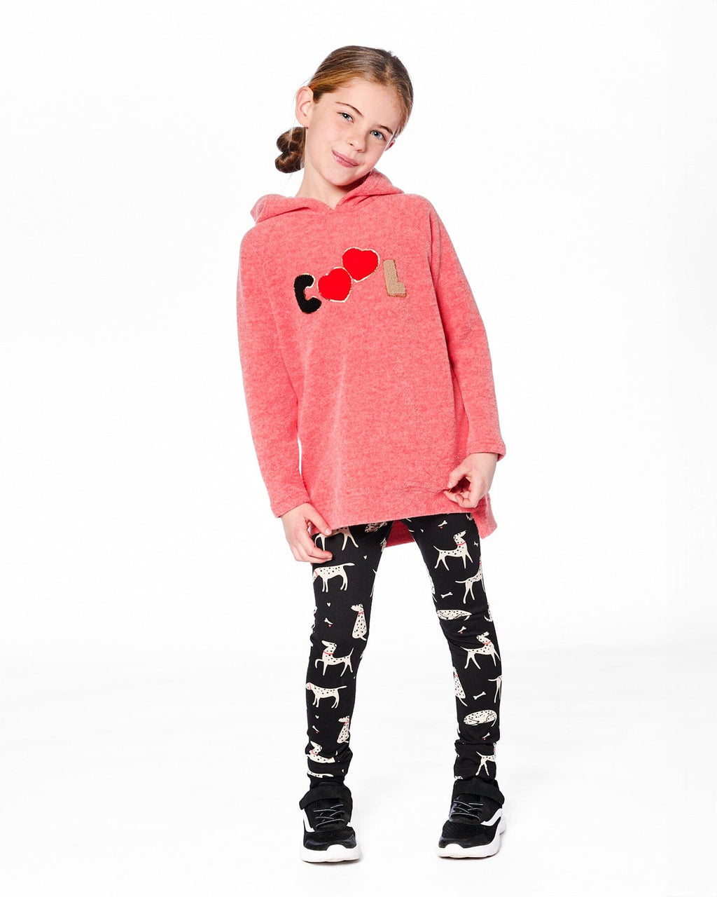 Ultra Soft Hooded Tunic Coral