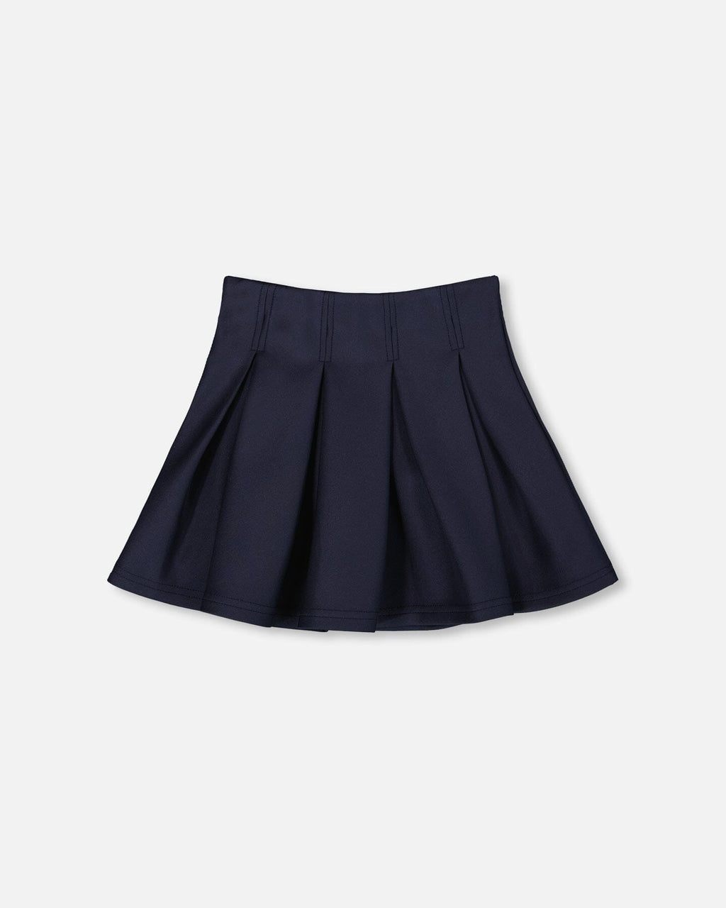 Pleated Milano Skirt Navy Blue