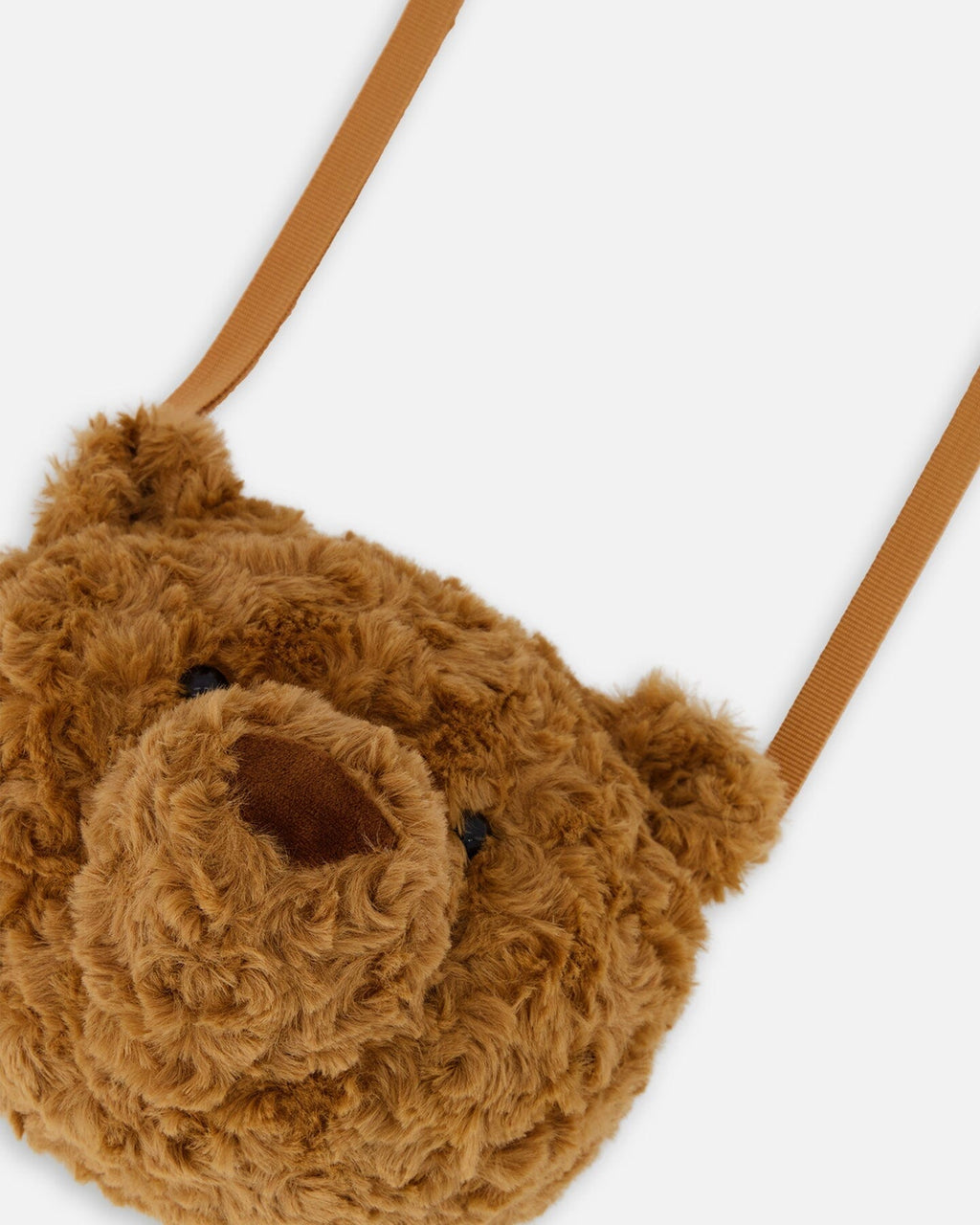 Plush Teddy Bag Caramel Brown