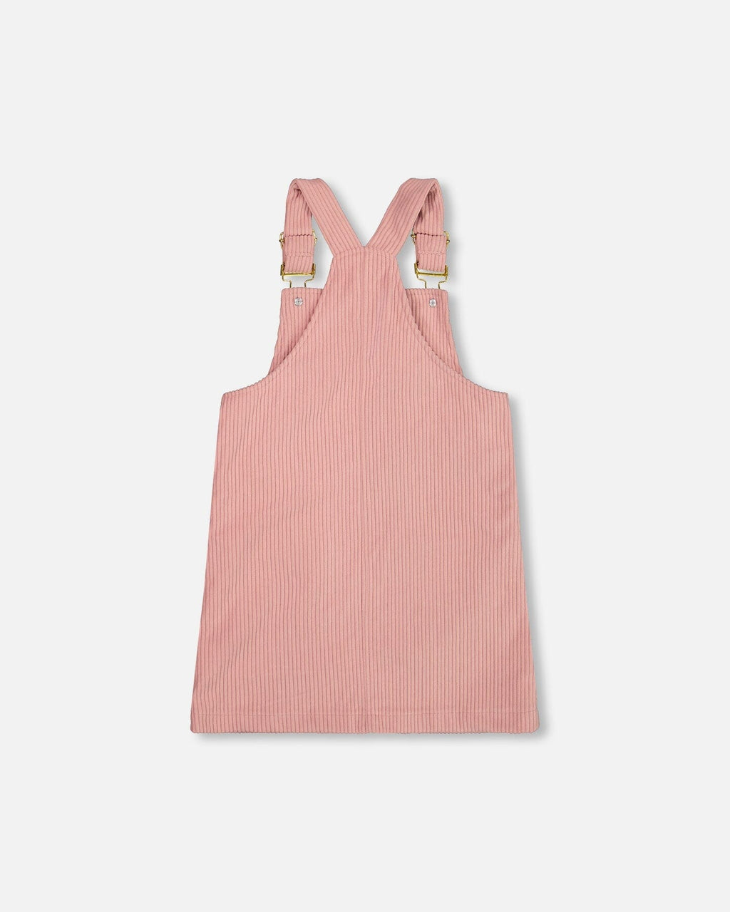 Corduroy Overall Dress Dusty Pink