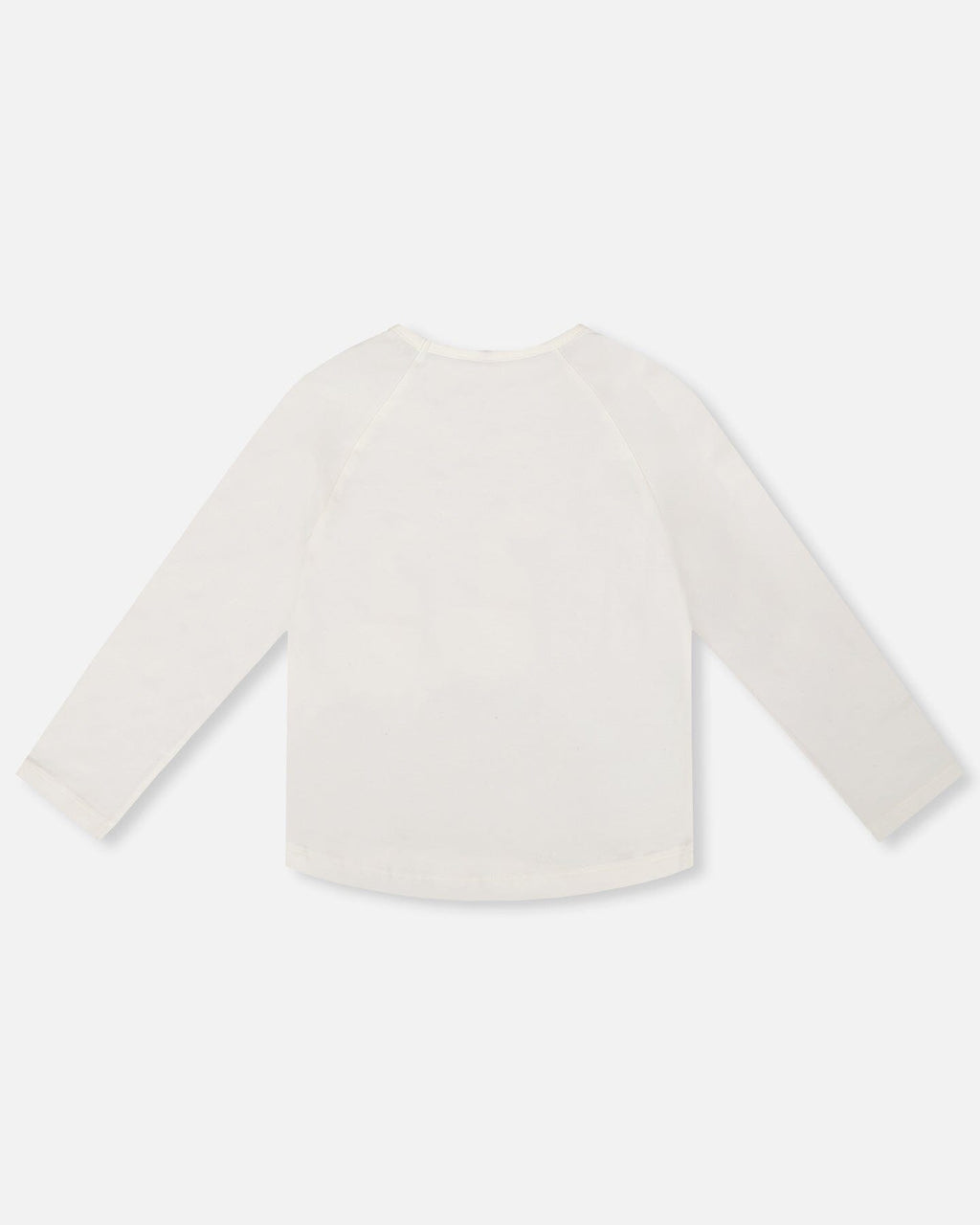 Organic Cotton T-Shirt Off White With Llama