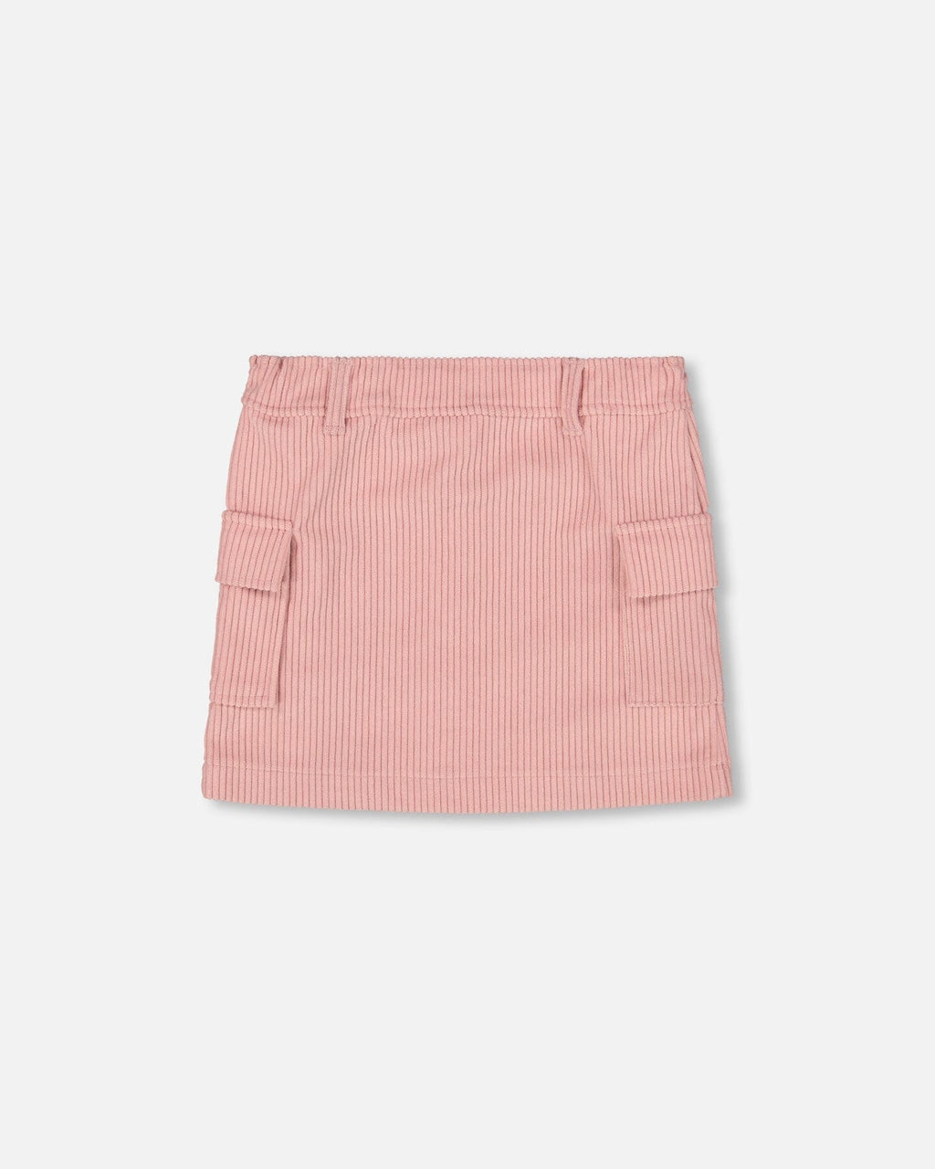 Corduroy Skirt With Cargo Pockets Dusty Pink