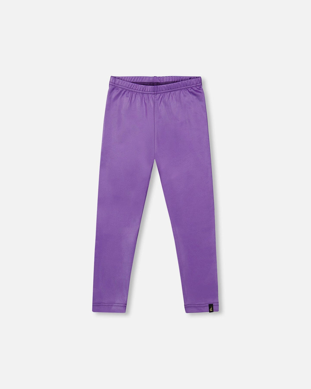 Shiny Stretch Leggings Purple