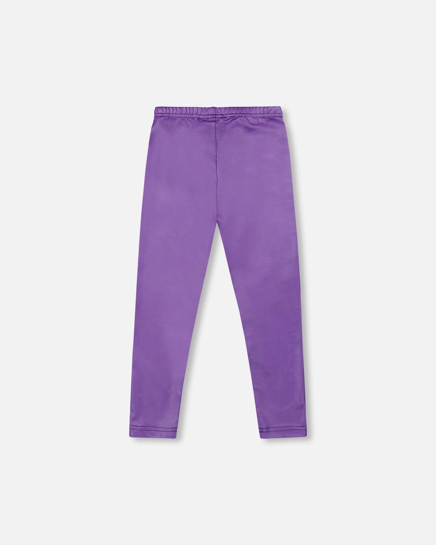 Shiny Stretch Leggings Purple