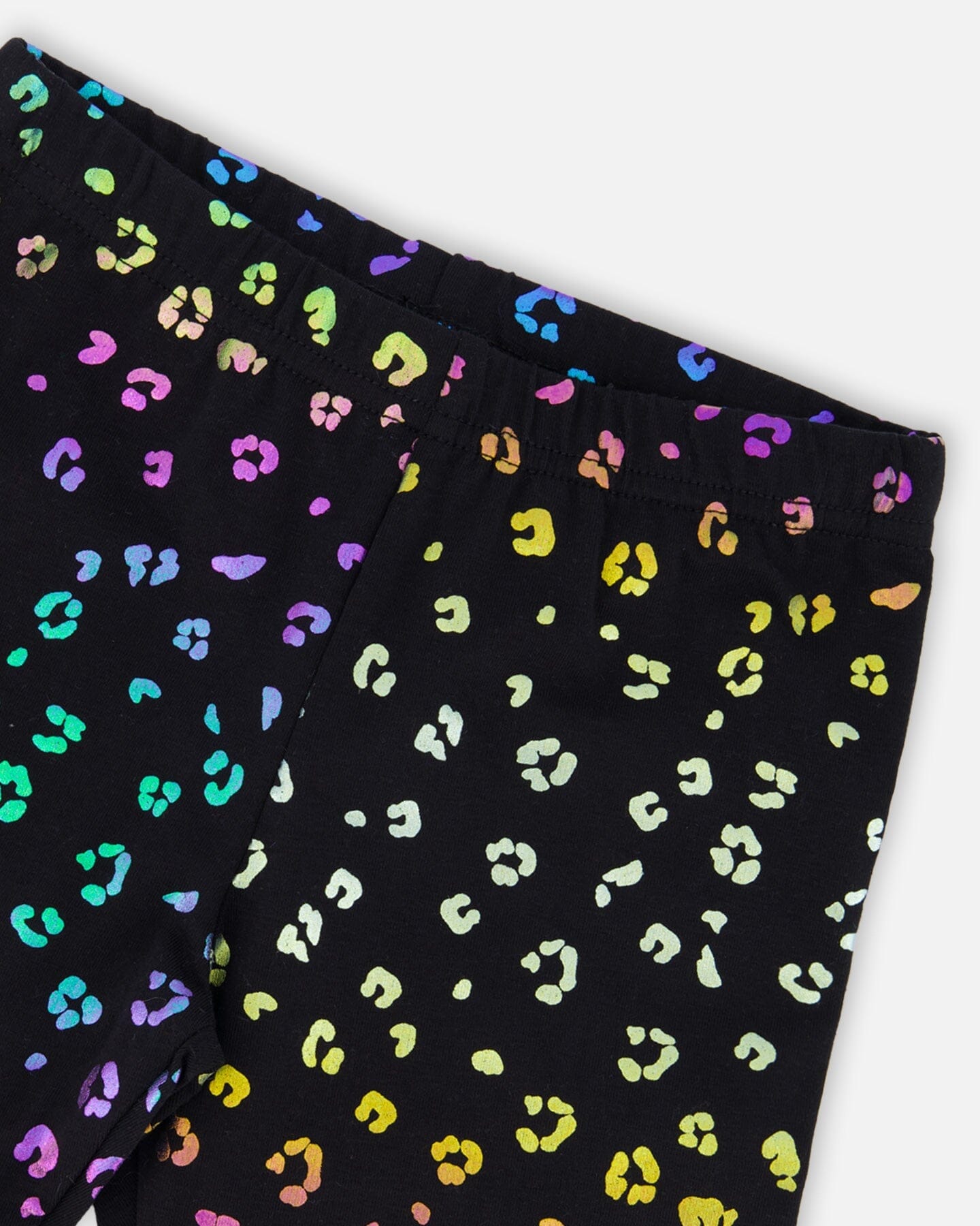 Stretch Jersey Leggings Multicolor Leopard Print