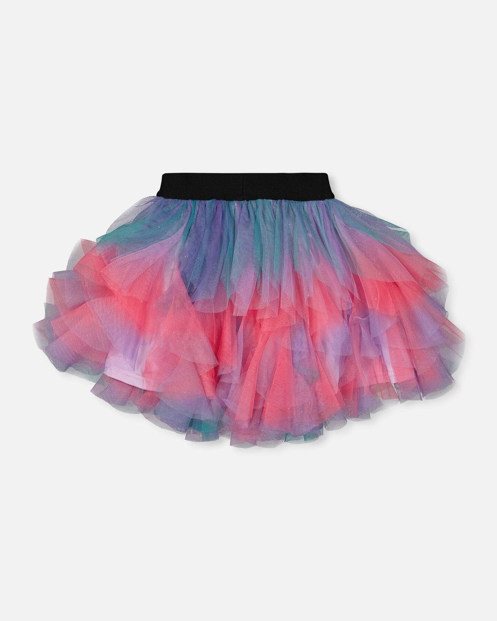 Multi Layer Mesh Skirt Multicolor