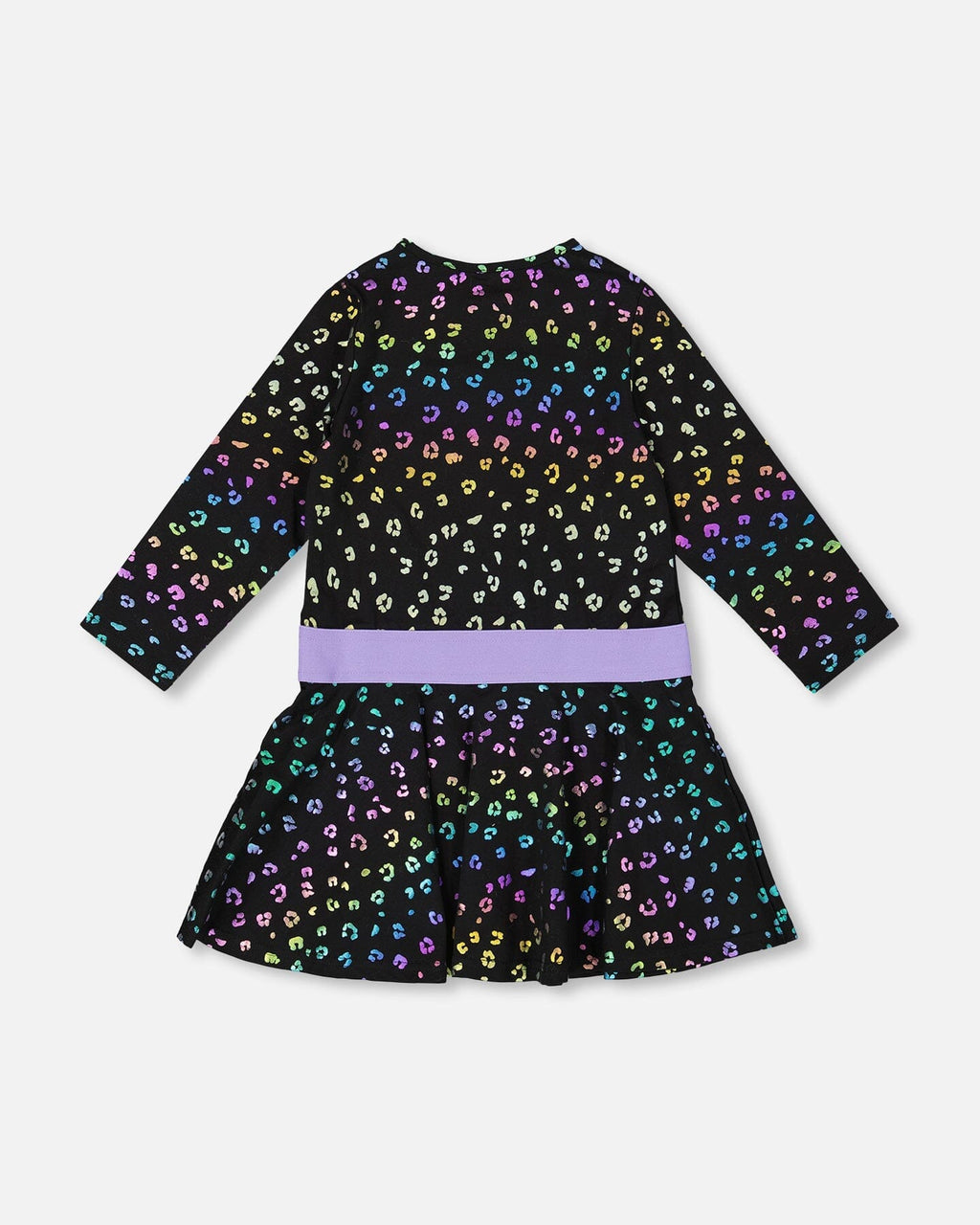 Jersey Dress Multicolor Leopard Print