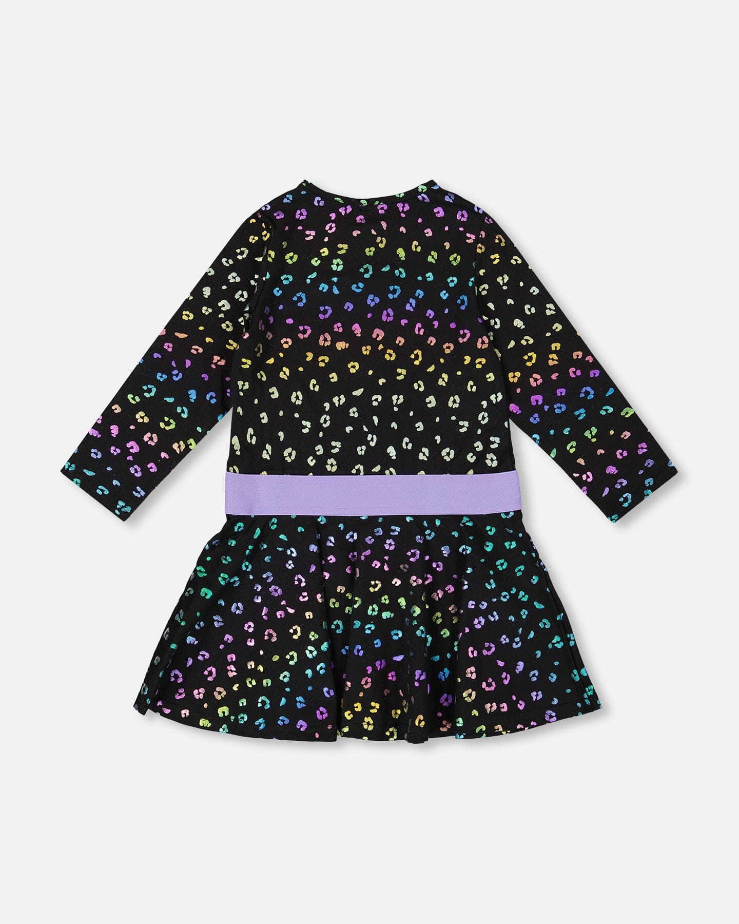 Jersey Dress Multicolor Leopard Print