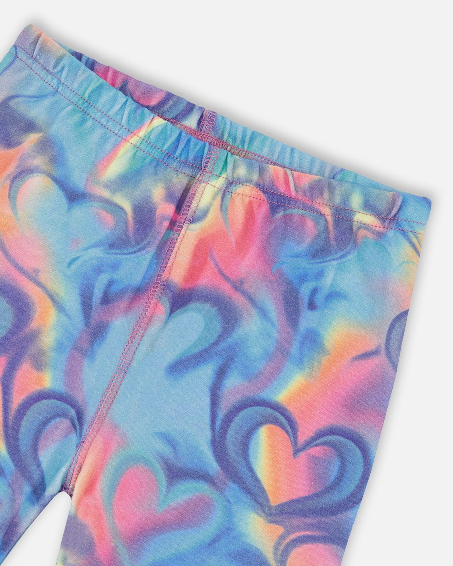 Organic Cotton Two-Piece Pajamas Rainbow Heart Print