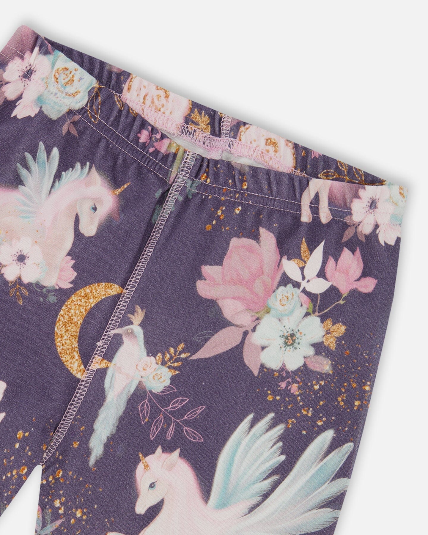 Organic Cotton Two-Piece Pajamas Watercolor Unicorns