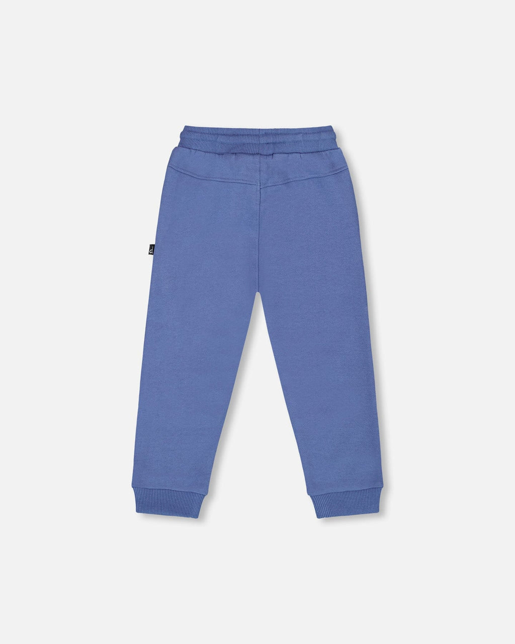 Fleece Sweatpants With Articulated Knees Blue