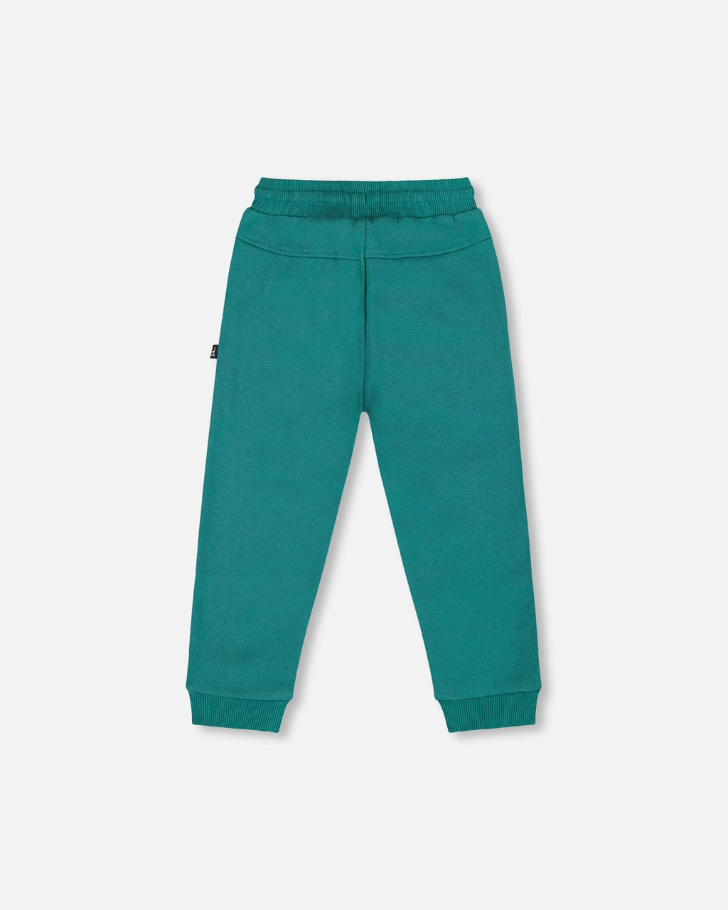 Fleece Sweatpants With Articulated Knees Forest Green