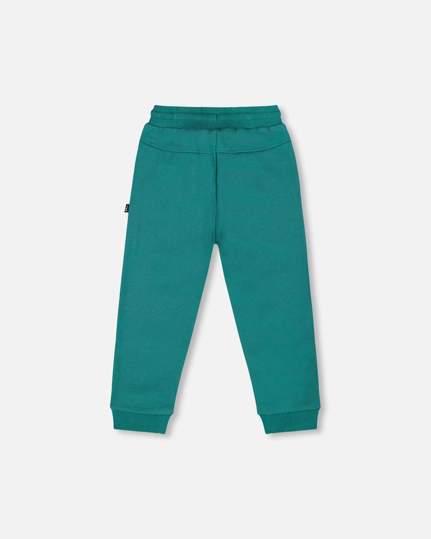 Fleece Sweatpants With Articulated Knees Forest Green