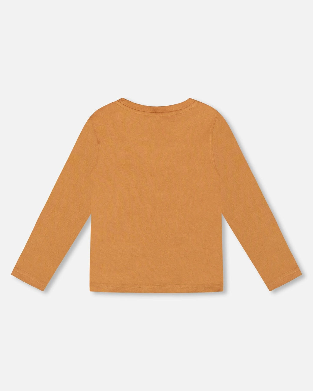 Organic Cotton Long Sleeve T-Shirt Cashew Brown
