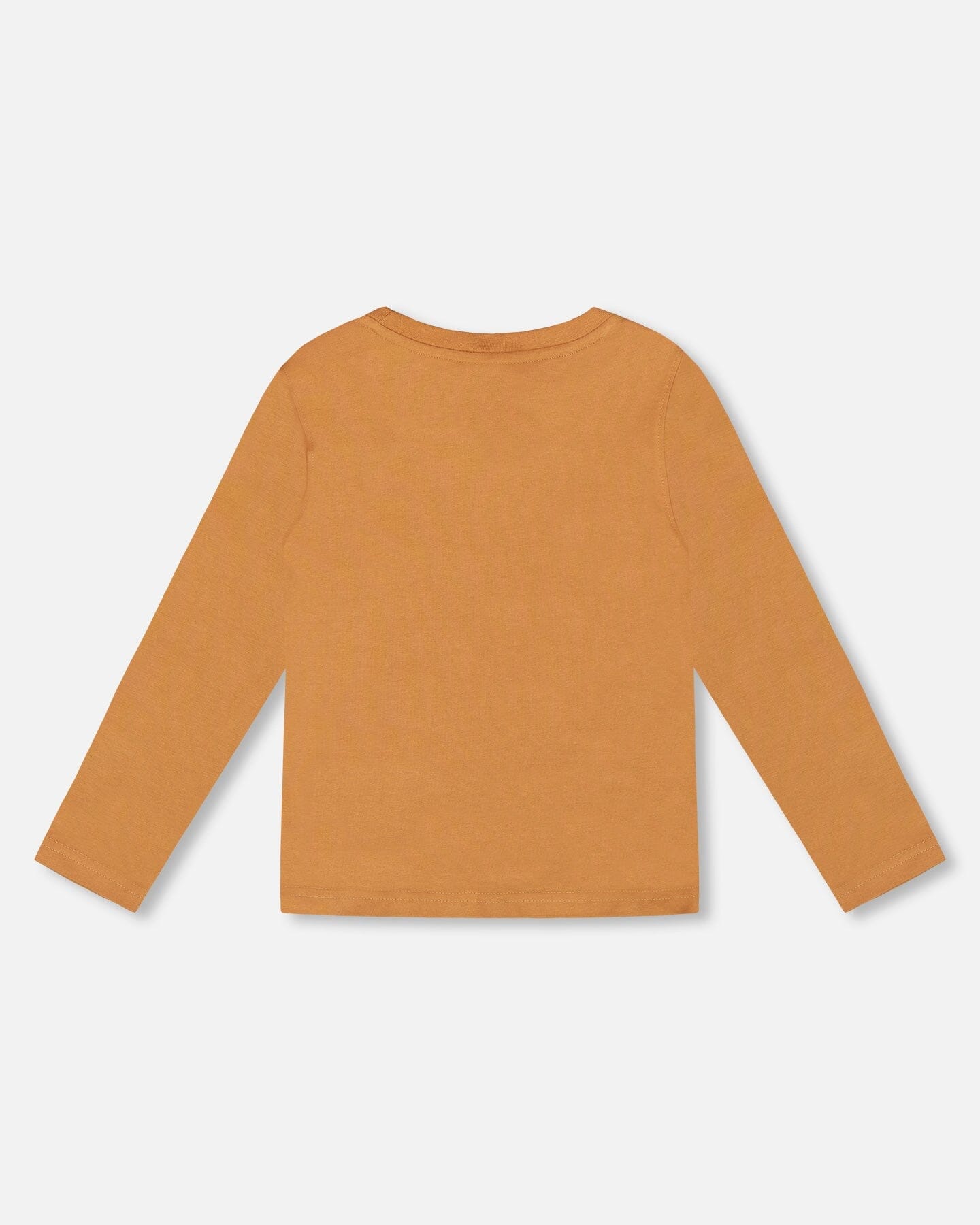 Organic Cotton Long Sleeve T-Shirt Cashew Brown