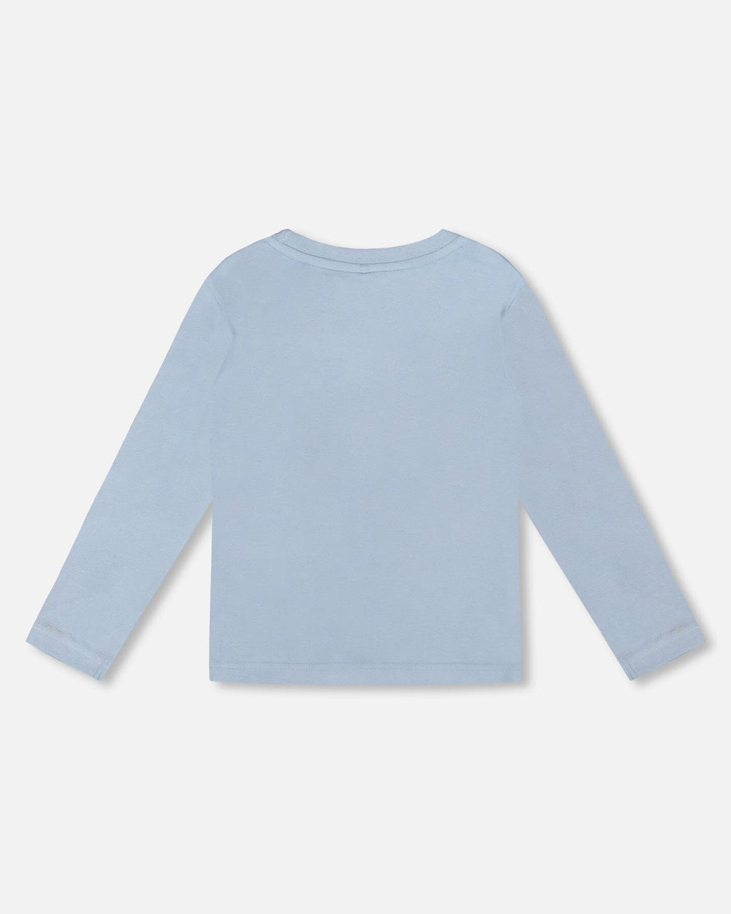 Organic Cotton Long Sleeve T-Shirt Light Blue