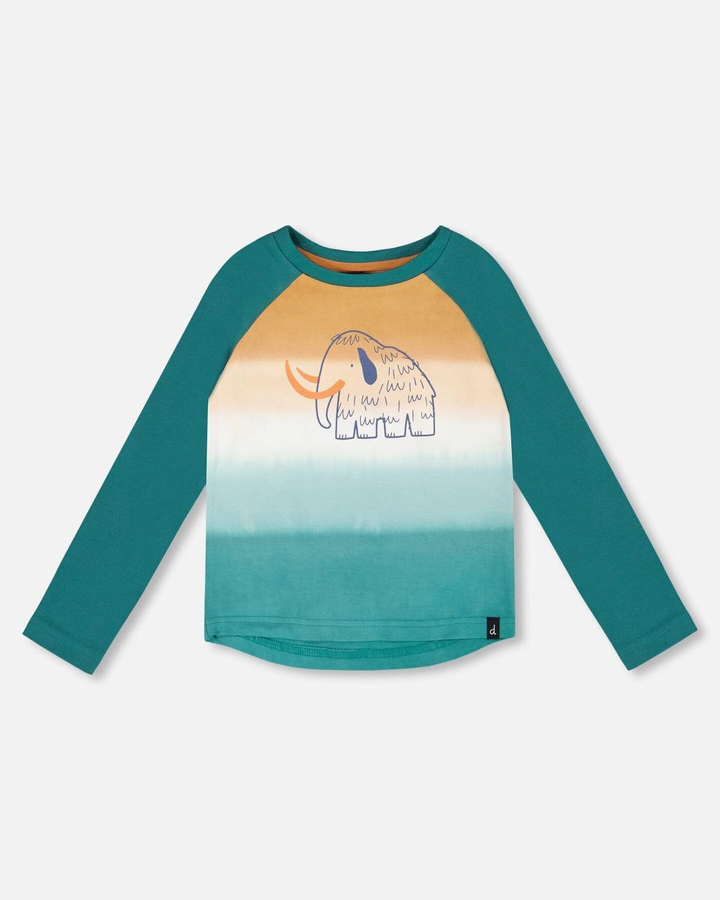 Organic Cotton Jersey Raglan Sleeve T-Shirt Forest Green