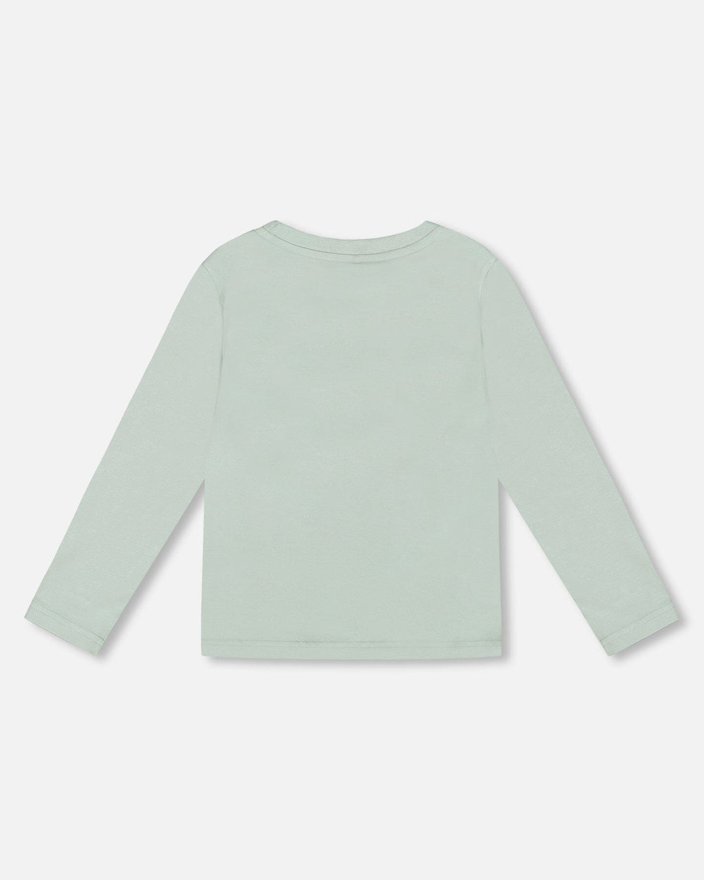 Long Sleeve Organic Cotton Jersey Tee Jade Green