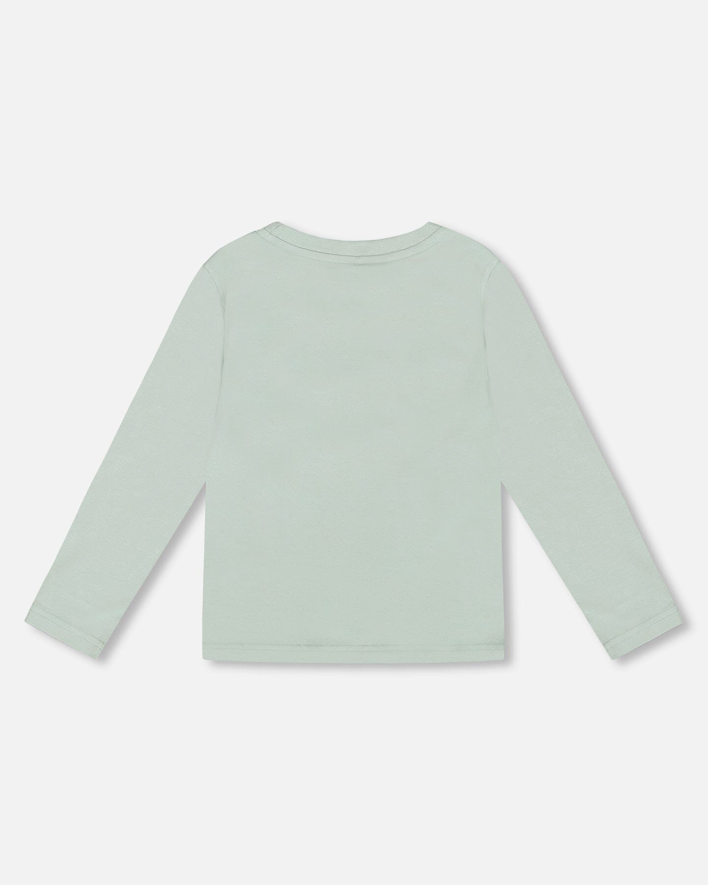 Long Sleeve Organic Cotton Jersey Tee Jade Green