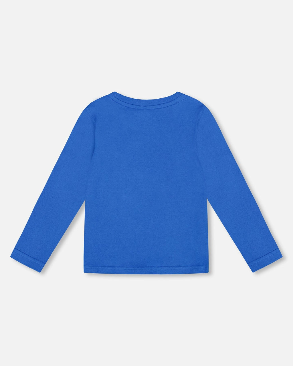 Long Sleeve Organic Cotton Jersey Tee Blue