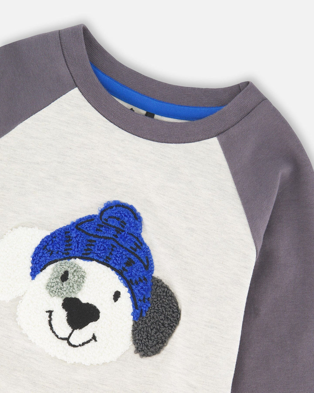 Raglan Sleeve Organic Cotton Jersey Tee Light Heather Gray