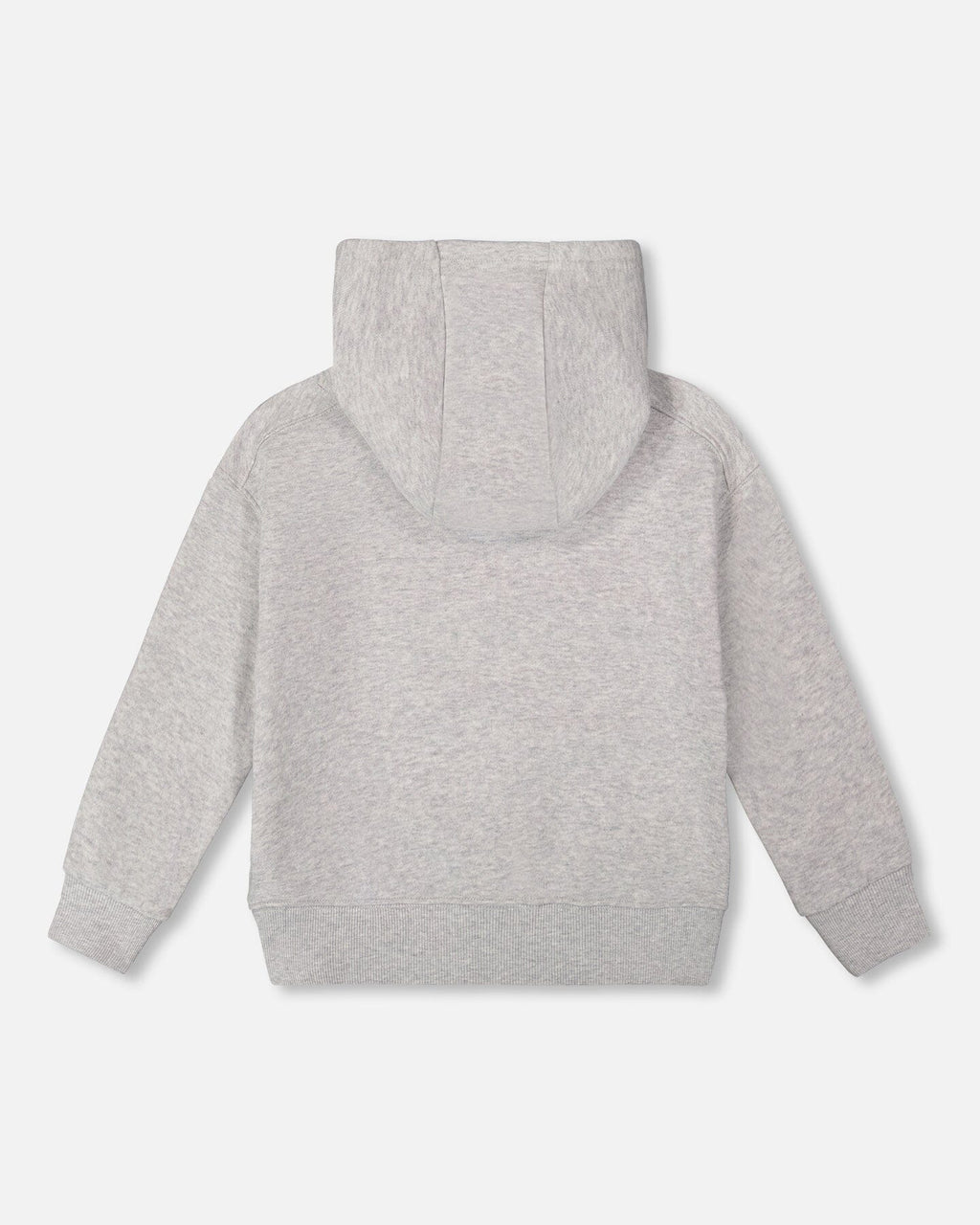 Pullover Fleece Hooded Sweatshirt Light Heather Gray