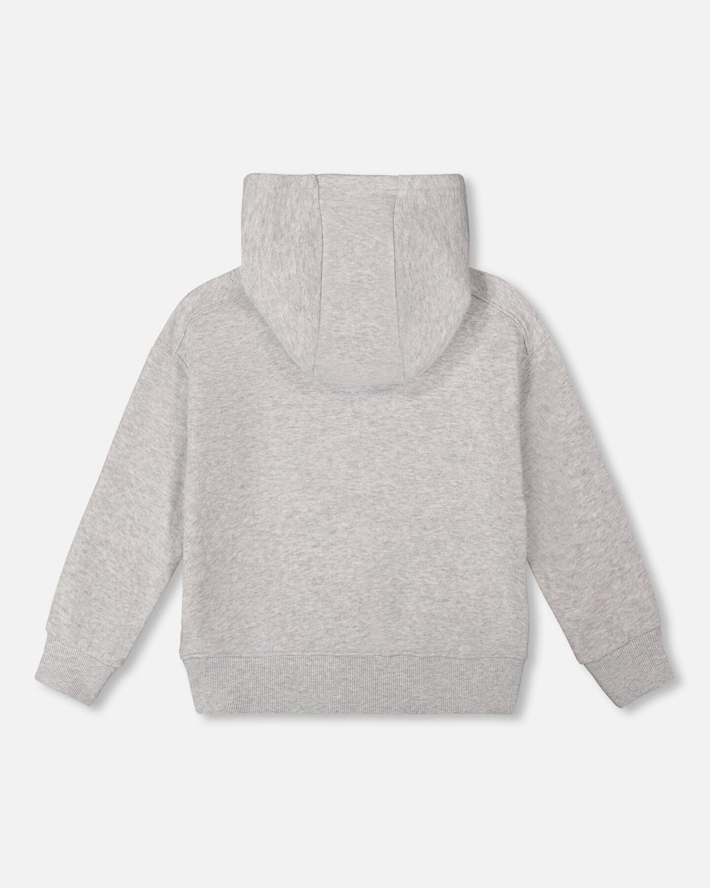 Pullover Fleece Hooded Sweatshirt Light Heather Gray
