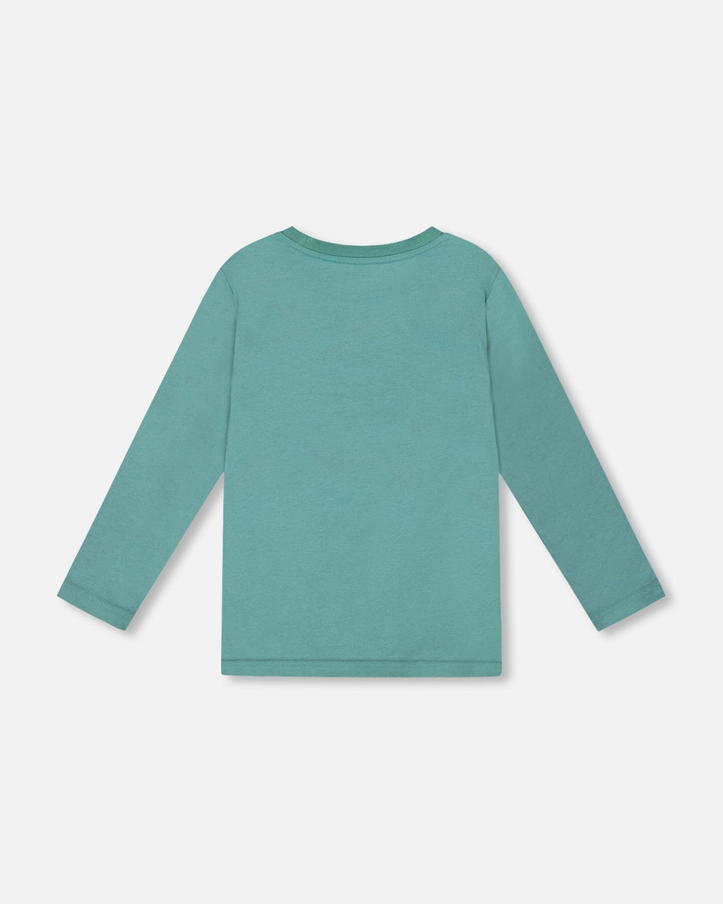 Long Sleeve Cotton Jersey Tee Shirt Sage Green