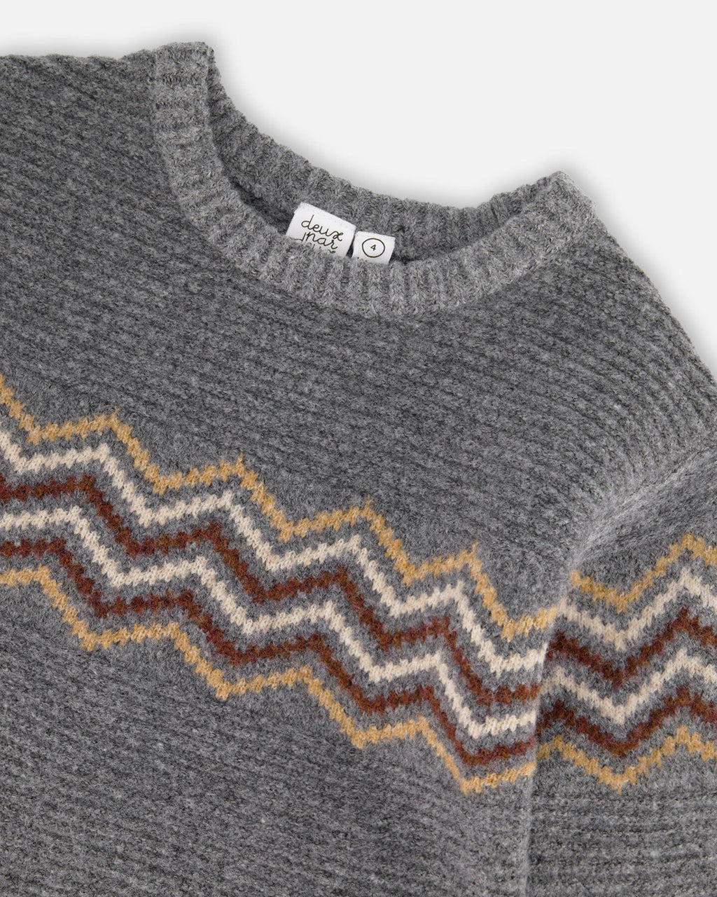 Knit Sweater Dark Heather Gray