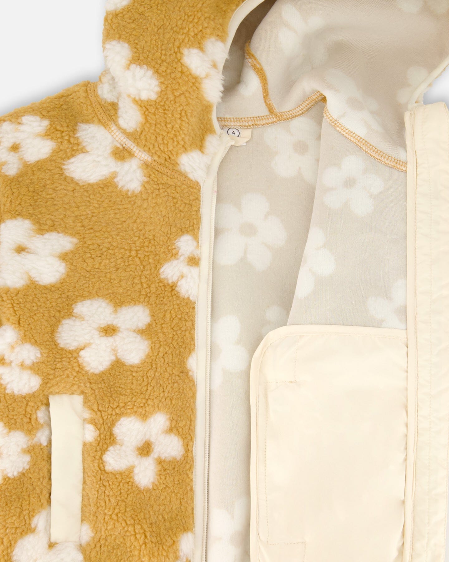 Mid-Season Sherpa Jacket Light Beige