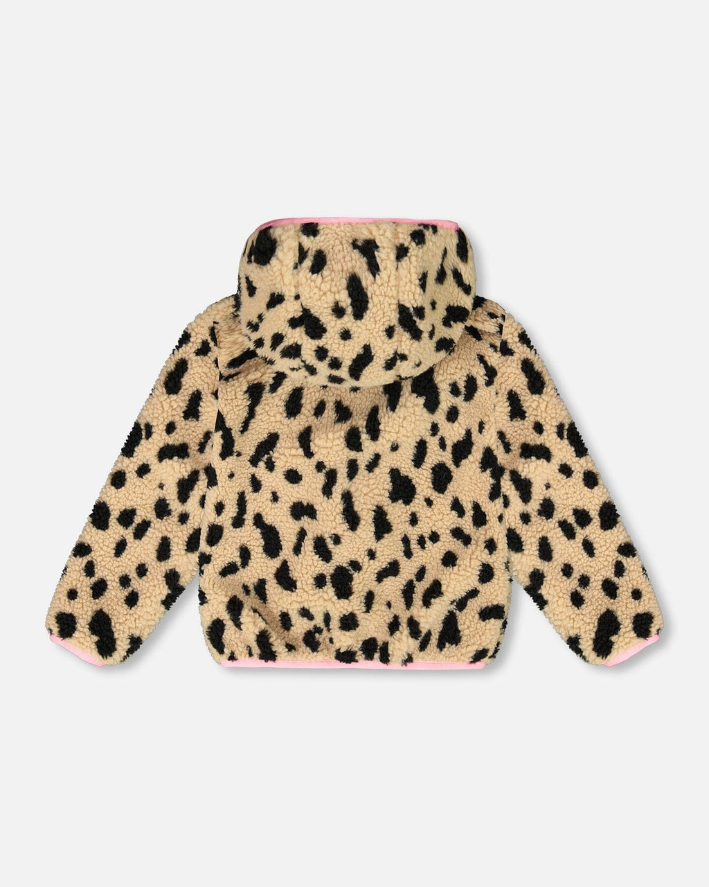 Reversible Mid-Season Sherpa Jacket Leopard